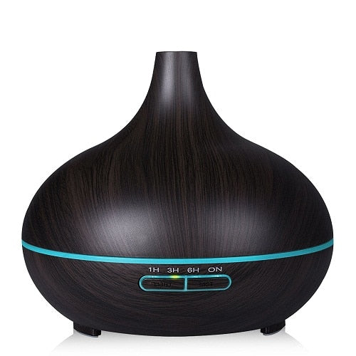 300ml Aroma Air Humidifier Wood Grain with LED Lights Essential Oil Diffuser Aromatherapy Electric Mist Maker for Home|mist maker|air humidifieraroma diffuser